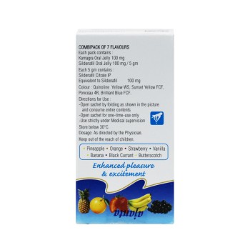 Kamagra Oral Jelly 100mg Box (7x Sachets)